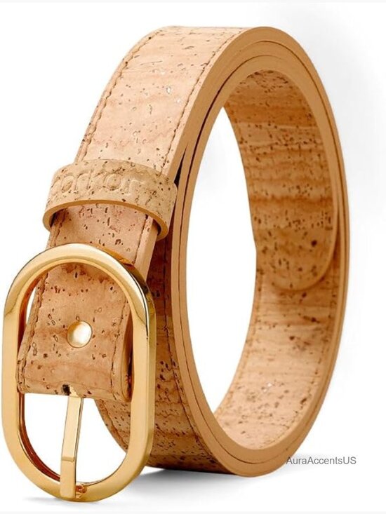 Vegan Cork Belt 1 1/8\